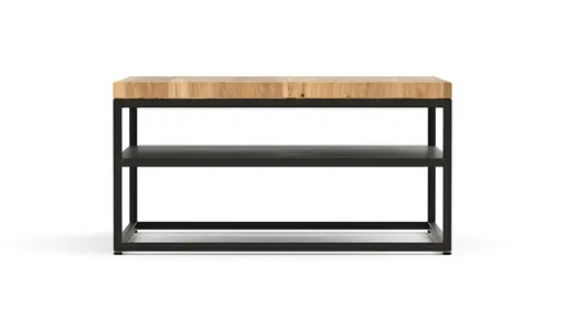 Couchtisch Farmingdale - LBH ca. 80x80x40 cm, Eiche massiv, natur geölt