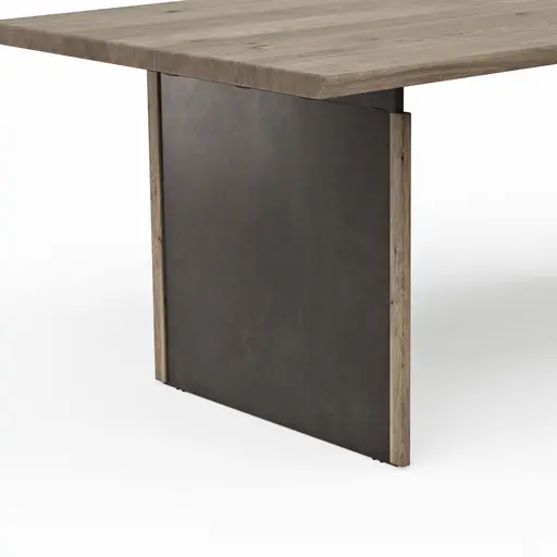 Esstisch Bakersfield - LB ca. 240x100 cm, Asteiche massiv, barrique