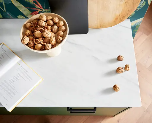 Inselküche 54.160 6 525, Waldgrün samtmatt