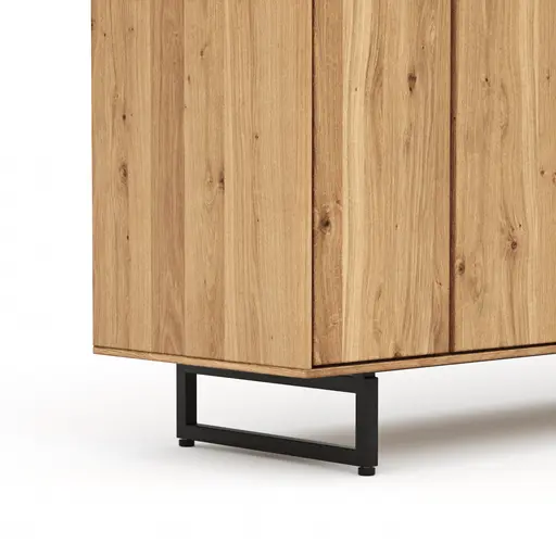 Sideboard Blackpool - Eiche massiv, natur geölt