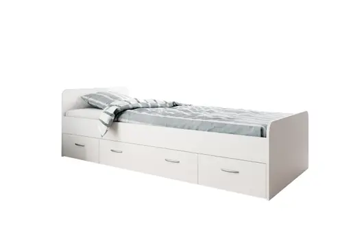 Kojenbett - Liegefläche ca. 90x200 cm, Weiß