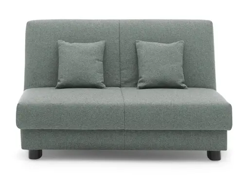 Schlafsofa EASY EXPRESS  - 2-Sitzer, 140 cm inkl. Schlaffunktion, Stoff Hellgrau