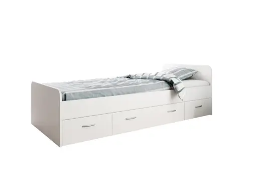 Kojenbett - Liegefläche ca. 90x200 cm, Weiß