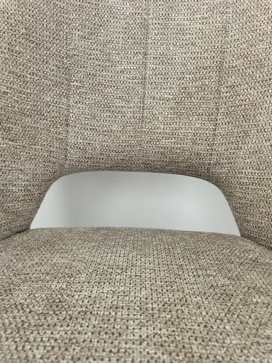 Armlehnstuhl MARESA - drehbar, Stoff, Braun