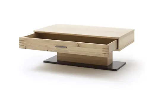 Couchtisch - Schubkasten, LBH ca. 115x70x45 cm, Eiche teilmassiv