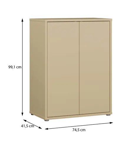 Kommode FAID- B ca. 74 cm, Gelb