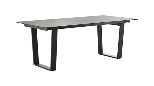 Esstisch Dinner - verlängerbar, LB ca. 200x95 cm, Kunststoff, Grau