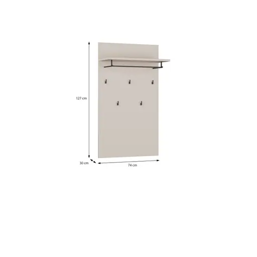 Garderobenpaneel FAID- Sand