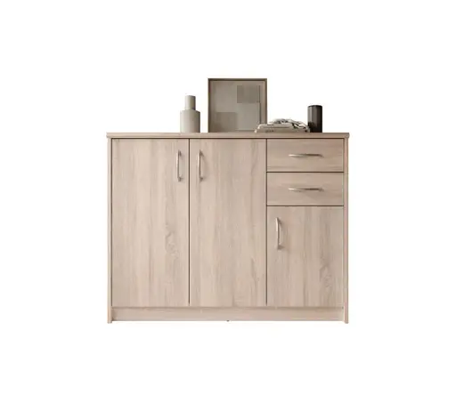 Kommode - B ca. 109 cm, Sonoma Eiche Nachbildung