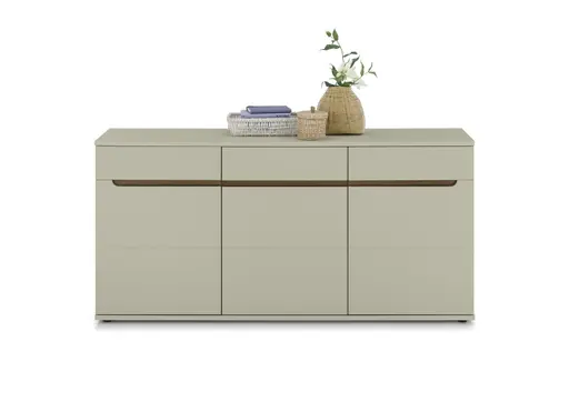 Sideboard - B ca. 180 cm, Kaschmir, Nussbaum Nachbildung