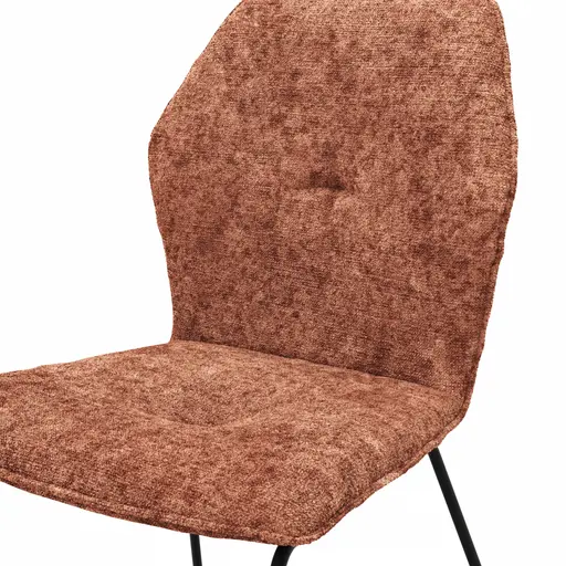 Stuhl Pinto - Stoff, Orange