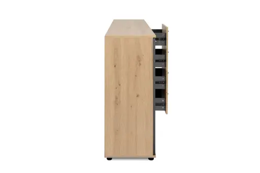 Sideboard- B ca. 160 cm, Eiche Dekor, Beige