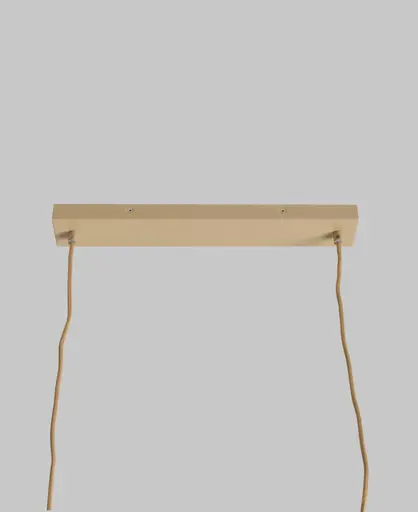 Hängeleuchte - BH ca. 97x215 cm, Beige