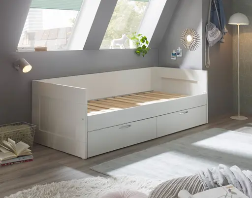 Funktionsbett- Liegefläche ca. 90x200 cm, Weiß