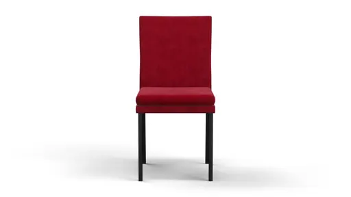 Stuhl Saragossa - Stoff, Rot