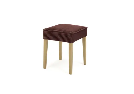 Hocker  SITTING TOGETHER_L- Stoff, Rost, Eiche Natur