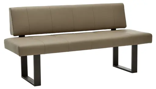 Design-Bank EM Zadar - Breite ca. 180, Leder, Braun