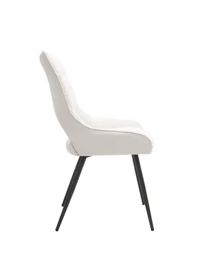 Stuhl MEAVE - Stoff, Creme