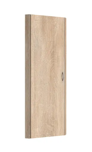 Eckschranklösung- B ca. 95 cm, Eiche Dekor