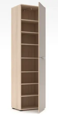 Garderobe - inkl. Sitzkissen, Riva Eiche Nachbildung, Kaschmir