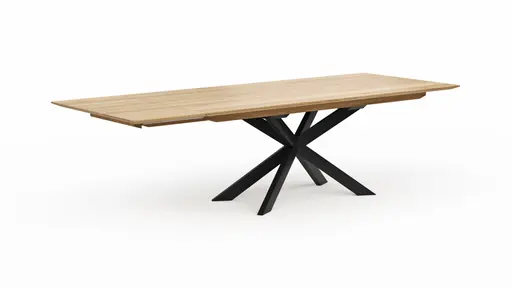 Esstisch Talara Lola - ausziehbar, LB ca. 220x100 cm, Wildeiche Bianco