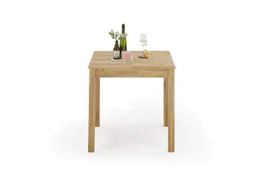 Esstisch- LB ca. 80x80 cm, Eiche, Massiv, Geölt