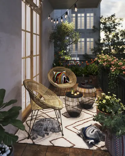 Deko-Kissen - LB ca. 45x45 cm, Grau