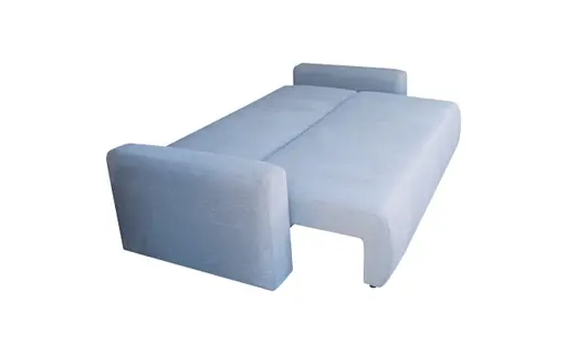 Schlafsofa - 2,5-Sitzer inkl. Schlaffunktion, Stoff, Silberfarben