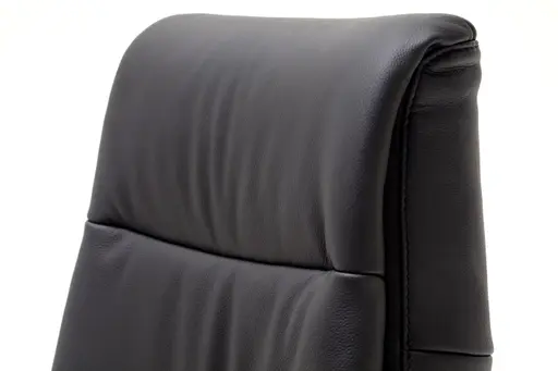 Relaxsessel Rafael - inkl. Relaxfunktion (motorisch), Leder, Schwarz