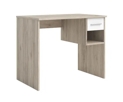 Jugendzimmer- 4 teilig, Eiche Dekor, Weiß