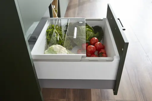 Winkelküche 54.160 GL 7 521, Lack samtmatt Waldgrün