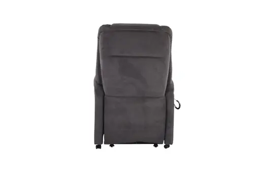 TV-Sessel MANDO - Aufstehhilfe, Relaxfunktion, Kopfteilverstellung, Stoff, Grau