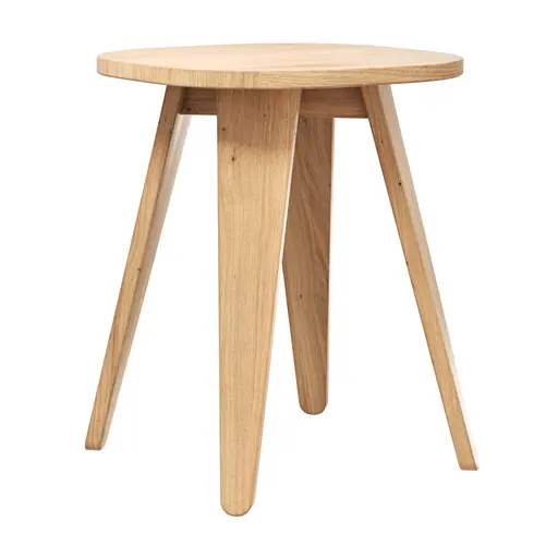 Hocker Signe - BHT ca. 40x50x40 cm, Asteiche massiv, Geölt