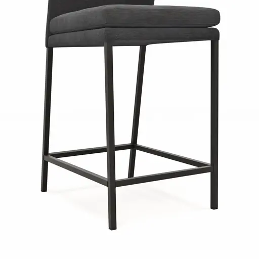 Tresenhocker Carry - Stoff, Graphit