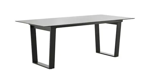 Esstisch Dinner - LB ca. 200x95 cm, Kunststoff, Hellgrau