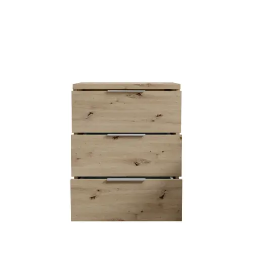 Nachtkommode- Eiche Dekor