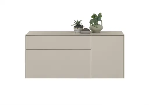 Schuhschrank GEENA - B ca. 137 cm, Kaschmir