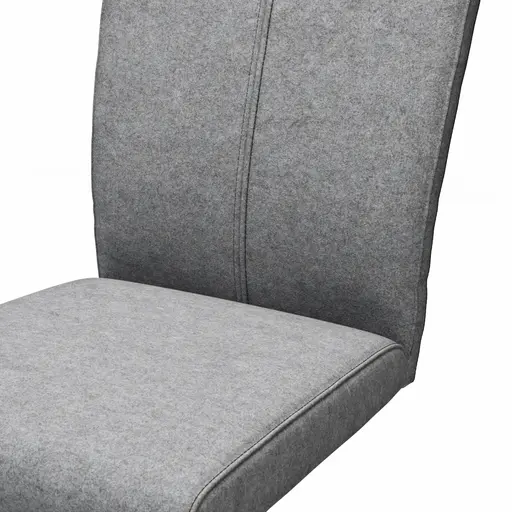 Freischwinger 4110 - Wolle, Hellgrau