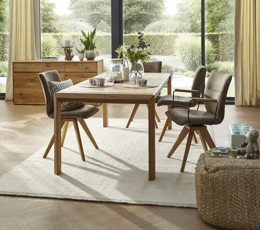 Esstisch Middleton - ausziehbar, LB ca. 200x95 cm, Asteiche massiv