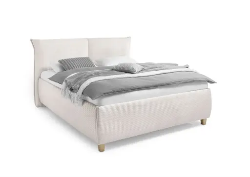 Bettgestell ALICA- Liegefläche ca. 180x200 cm, Stoff, Beige