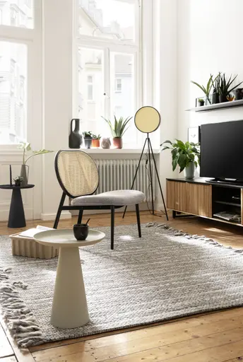 Beistelltisch Svala Medium - Aluminium, Champagner