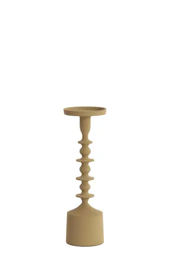 Kerzenleuchter - DH ca. 11x35,5 cm, Beige