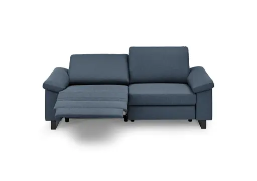 Sofa CALM PLUS 2.0 - 3-Sitzer, Relaxfunktion teilmotorisch, Stoff, Dunkelblau