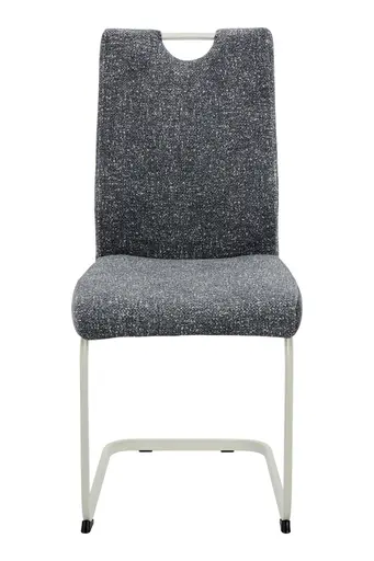 Freischwinger - Stoff, Dunkelgrau