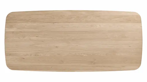 Esstisch Nayara - LB ca. 200x100 cm, Eiche massiv, satin gebeizt matt lackiert