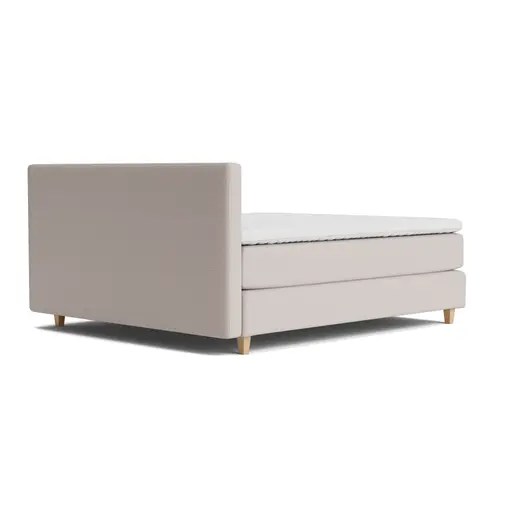 Boxspringbett Soria - Liegefläche ca. 180x200 cm, Stoff, Beige