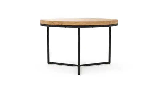 Couchtisch Farmingdale - LBH ca. 85x85x52 cm, Eiche massiv, natur geölt