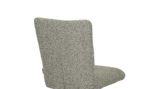 Stuhl MYLENE - drehbar, Stoff, Schlamm