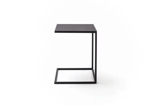 Überstelltisch Kai - LBH ca. 40x40x50 cm, Metall, Schwarz