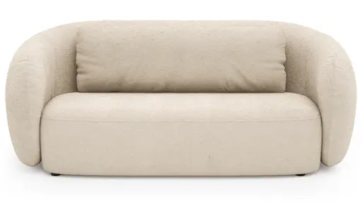 Sofa Karasu - 3-Sitzer, Stoff, Natur